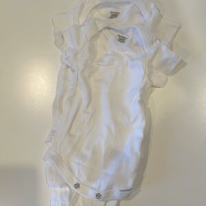 Plain white onesies